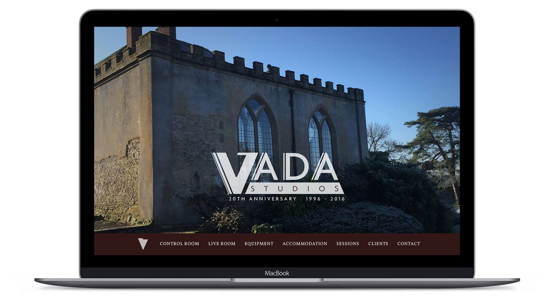Vada Recording Studio  - Web Design